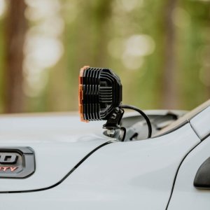 RAM 2500 Light Mount - A-Pillar/Ditch - KC HiLiTES - A-Pillar/Ditch Mount for 2019+ - Black - `19-`27